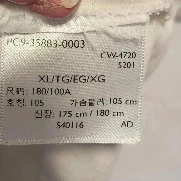 Levi's Pullover Polo Men's XL White Housemark Red Logo Standard Fit Casual - Picture 6 of 7